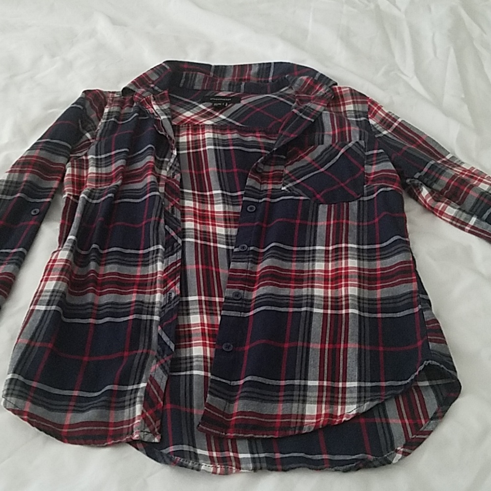 Flannel button up shirt
